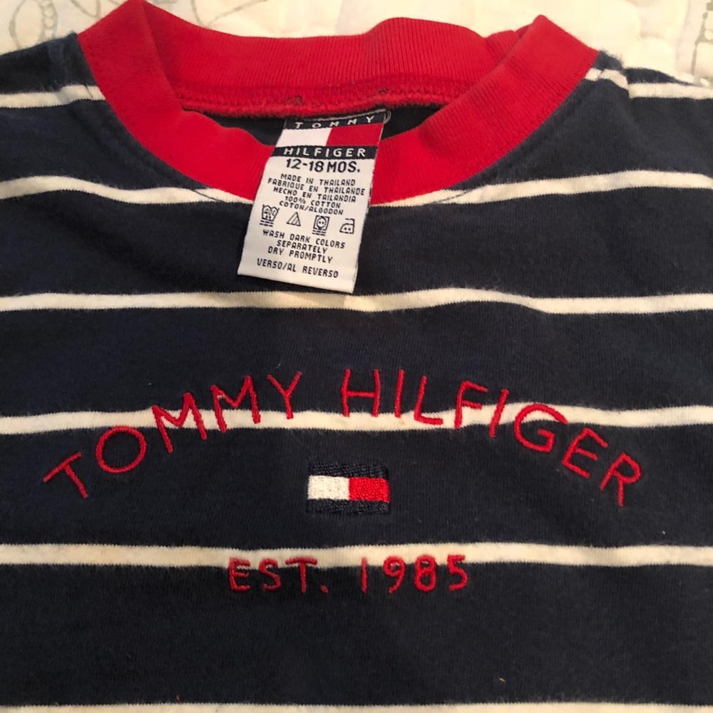 Tommy Hilfiger and Nautica romper and tee - Picture 3 of 6